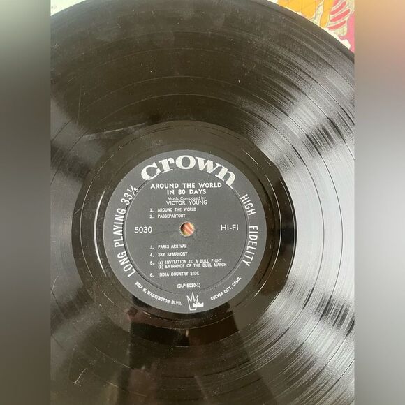 RARE VICTOR YOUNG - AROUND THE WORLD IN 80 DAYS LP SOUNDTRACK VINYL RECORD - Picture 7 of 7